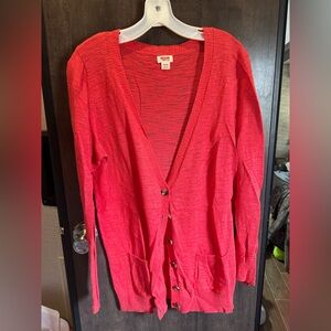 Merona Vibrant Orange Women's Cardigan